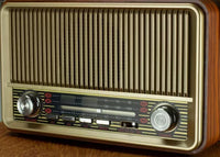 Radio Portátil Retro Am Fm Bluetooth Batería Madera Vintage®