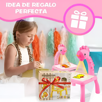 Pizarra Proyectora Y De Dibujo Para Niños Rosa®