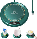 Base Calentadora Para Taza De Café, Te O Líquidos Usb 220v Color Verde®