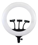 Aro Luz Led Profesional 36cm Con 3 Soportes Para Celular®