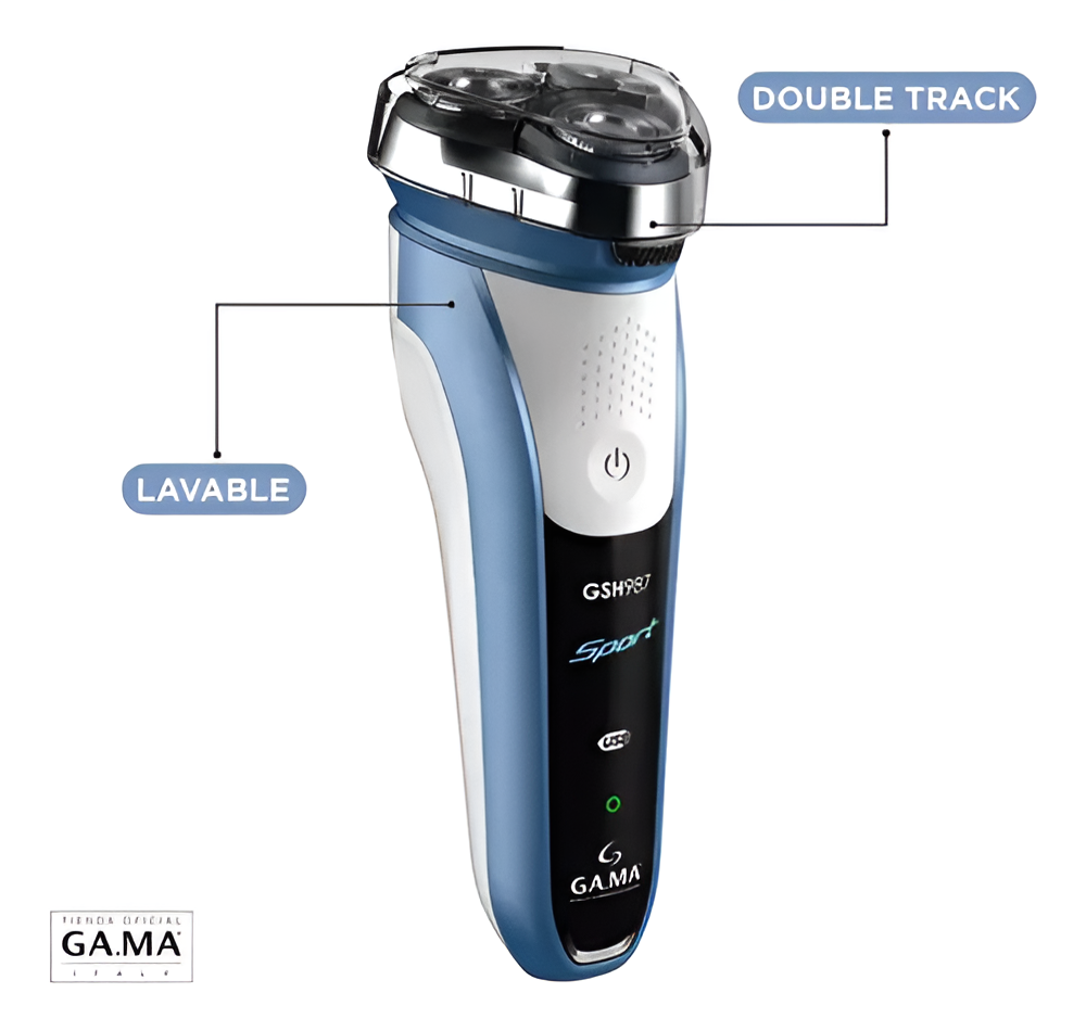 Afeitadora Inalámbrica GAMA Italy 987 Sport Usb Wetydry®