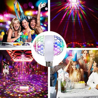 Lámpara Led Rgb Doble Giratoria Discoteca E27 Tipo Discotec®