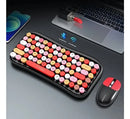 Teclado + Mouse T-wolf Tf660 Urban Women Colorido Bluetooth Rojo Con Negro®