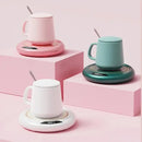 Base Calentadora Para Taza De Café, Te O Líquidos Usb 220v Color Verde®