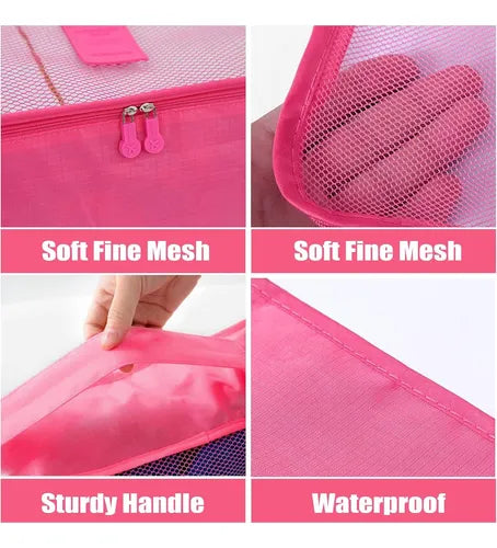 Juego De 6 Bolsas De Almacenamiento De Equipaje De Viaje®