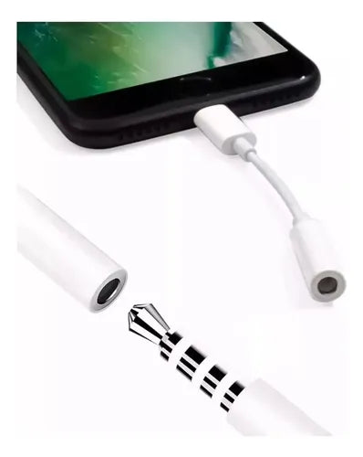 Cable Adaptador Spica Jack Auriculares Compatible Con Iphon®