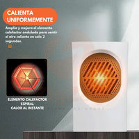 Calefactor Mini Para Escritorio Portatil Bajo Consumo 400w®