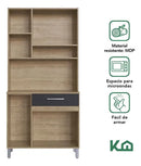 Muebles De Cocina Kit Multiuso 5 Puertas 1 Cajón 1 Estante Miel/Arena®