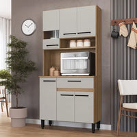 Muebles De Cocina Kit Multiuso 5 Puertas 1 Cajón 1 Estante Miel/Arena®