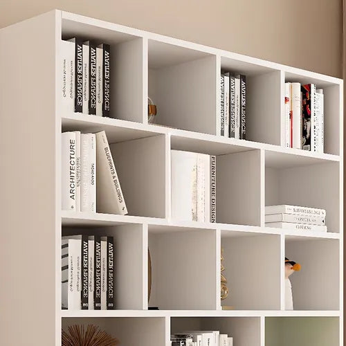 Biblioteca Librero Multifunción Minimalista Mdf Blanco®