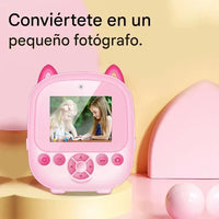 Cámara Con Impresión Infantil Portátil Diseño De Búho 1080p®