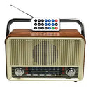 Radio Portátil Retro Am Fm Bluetooth Batería Madera Vintage®