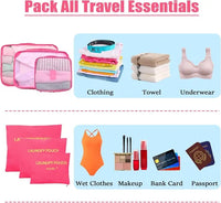 Juego De 6 Bolsas De Almacenamiento De Equipaje De Viaje®