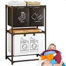 Mueble Organizador Lavandería 2 Niveles 3 Compartimientos®