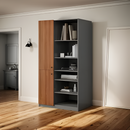 Estantería Organizador 6 Estantes 2 Puertas Fuerte Estable®