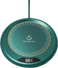 Base Calentadora Para Taza De Café, Te O Líquidos Usb 220v Color Verde®