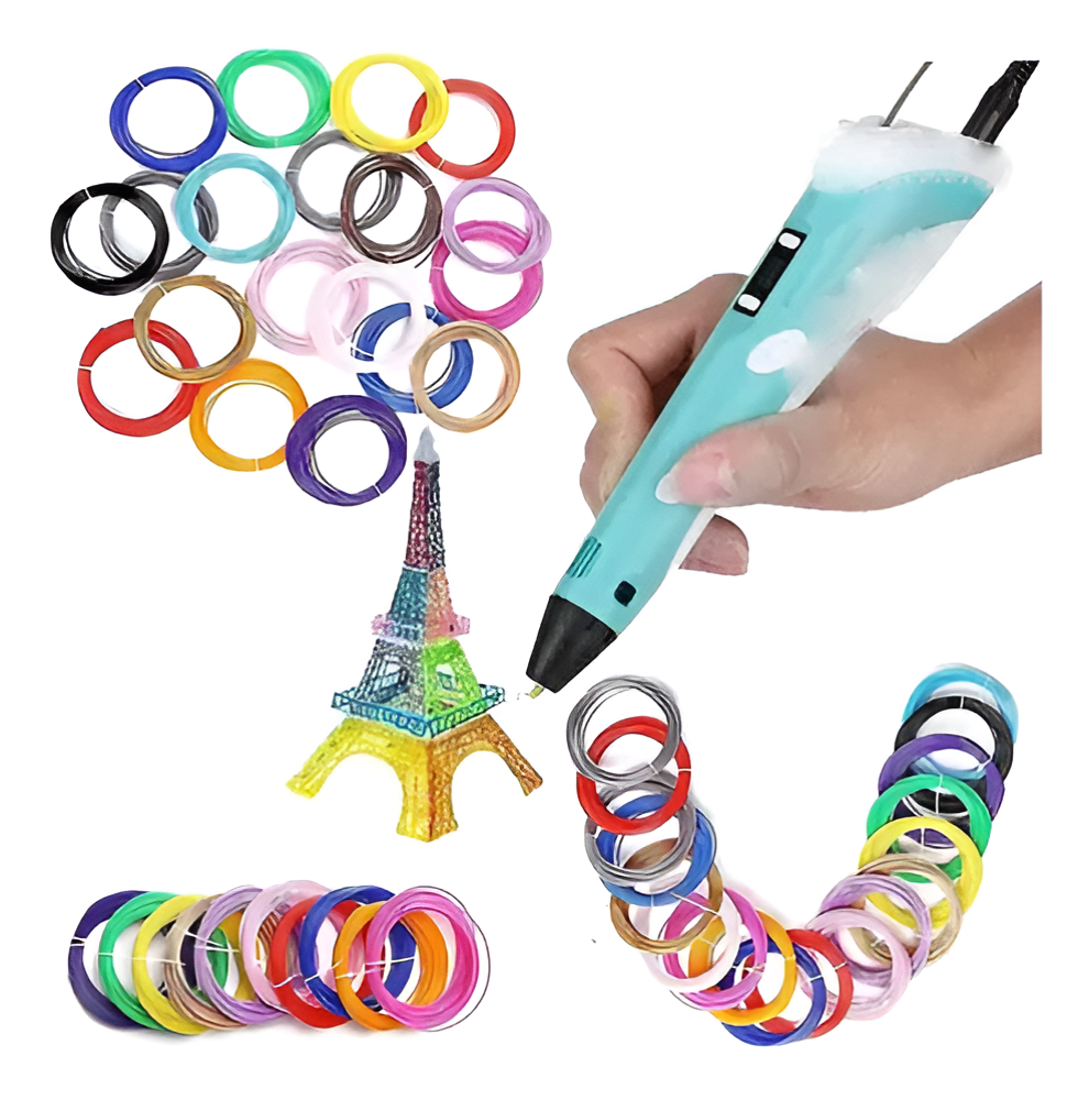 Filamentos De Colores X20 Rollos De 5m Abs Impresión 3d®