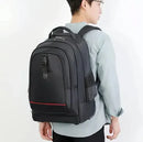 Mochila Con Ruedas Viajera Resistente Tela Oxford Negro®