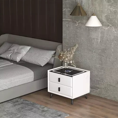 Mesa Moderna De Luz Noche Inteligente Led, Parlantes 50x40x60cm®
