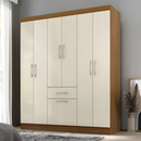 Ropero Moderno 6 Puertas 1 Cajón 1 Espacio Para Zapatos Mdf®
