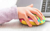Mouse Infantil Stitch Xtech Disney Amarillo Usb 1200dpi®