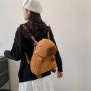 Peluche Capibara Mochila Con Flor Amarilla Para Niños®
