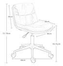 Silla De Oficina Escritorio Altura Regulable Color Negro®