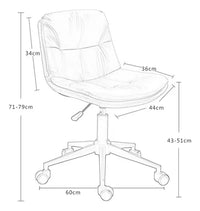 Silla De Oficina Escritorio Altura Regulable Color Negro®