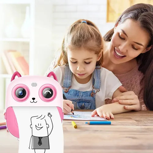 Cámara Con Impresión Infantil Portátil Diseño De Búho 1080p®