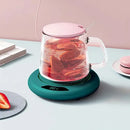 Base Calentadora Para Taza De Café, Te O Líquidos Usb 220v Color Rosa®