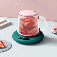 Base Calentadora Para Taza De Café, Te O Líquidos Usb 220v Color Rosa®