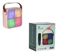Parlante Inalámbrico Karaoke Kids 4 Luces Rgb + Micrófono®