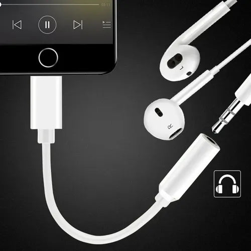 Cable Adaptador Spica Jack Auriculares Compatible Con Iphon®