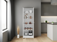Mueble Multiuso Minimalista 2 Puertas 4 Estantes Mdf Blanco®