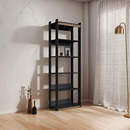 Estantería Minimalista Moderna Reforzada 6 Estantes Negro®