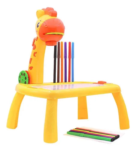 Mesa Pizarra Proyectora Para Dibujar - Jirafa Amarillo®