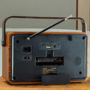 Radio Portátil Retro Am Fm Bluetooth Batería Madera Vintage®