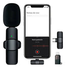 Microfono Solapero Inalambrico Usb 2 En 1 Tipo C E iPhone®