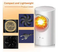 Calefactor Mini Para Escritorio Portatil Bajo Consumo 400w®
