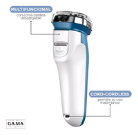 Afeitadora Inalámbrica GAMA Italy 987 Sport Usb Wetydry®