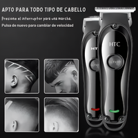 Afeitadora Eléctrica Recortadora Pelo Htc At-118 Carga Usb®