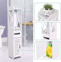 Mueble Organizador 80x20cm Estantes Espacios Reducidos Baño®