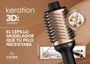 Cepillo Secador GAMA Italy Stylish Brush Ion Plus Keration®