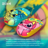 Mouse Infantil Stitch Xtech Disney Amarillo Usb 1200dpi®