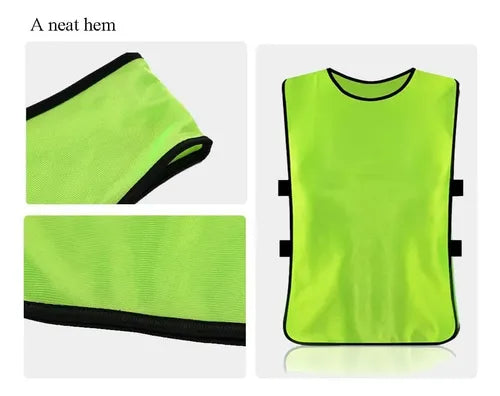 Chaleco Deportivo De Entrenamiento Adulto Fútbol Atletismo Color Verde®