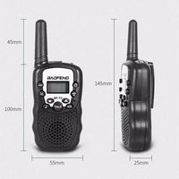 Par Handy Walkie Talkie Set X2 Bf T3 Baofeng 2km 22 Canales®