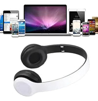Auricular Vincha Inalámbrico P47 Bluetooth Micro Sd Radio Color Blanco®