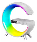 Lámpara De Mesa Rgb Cargador Parlante Inalámbrico Bluetooth®