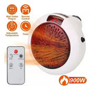 Mini Calefactor Redondo C/ Display C/control Incluido 900w®