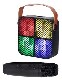 Parlante Inalámbrico 4 Luces Led Coloridas Con Micrófono®